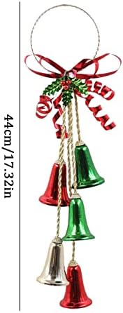 Ornamentos de árvore de natal pingente de sino de ferro forjado sino de Natal para decorações de casas de férias ao ar livre decoração de casa decoração de natal decorações de natal
