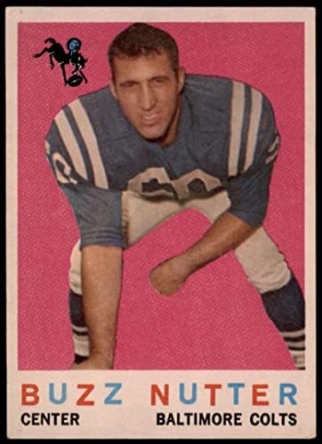 1959 Topps # 78 Buzz Nutter Baltimore Colts Ex/Mt Colts Virginia Tech