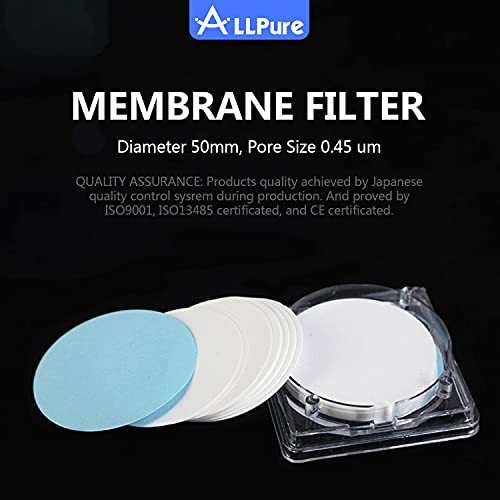 Filtros de membrana do PES Diâmetro de 50 mm Tamanho de 0,45 μm para membrana de filtragem de laboratório pela AllPure Biotechnology