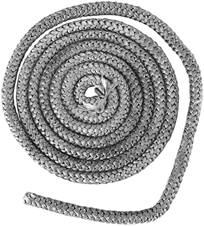 Kakalote Black Stove Rope Substituição Cupro de fibra de vidro, suprimentos multifuncionais de lareira, 2M/78.74