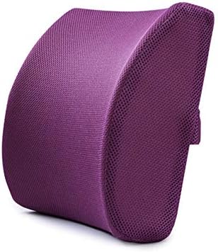 Syksol Guangming - Memória macia Suporte lombar de massager na cintura Almofada de almofada para cadeiras no escritório do assento