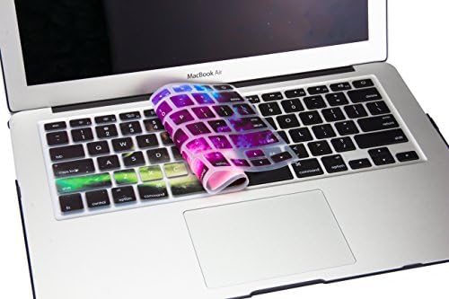 Capa do teclado de silicone FUNUT para MacBook Air 13 polegadas A1466 A1369 & MacBook Pro 13 polegadas, MacBook Pro 15 polegadas Nebula