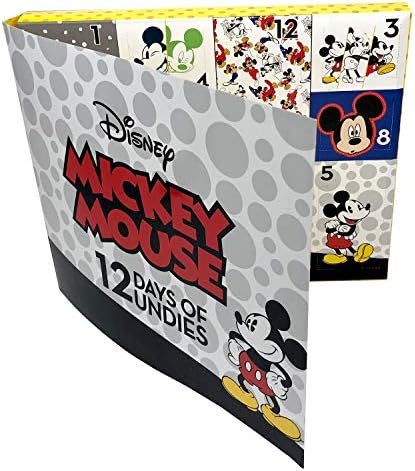 Disney Girls 'Toddler Boys' Mickey Mouse 12 dias de roupas íntimas surpresa torna o treinamento do penico divertido