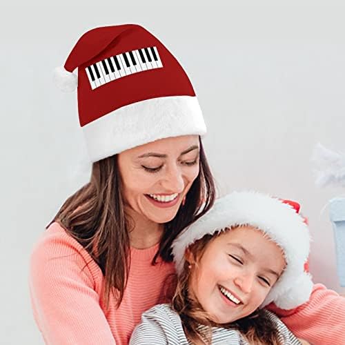 Música Piano Musical Christmas Hat Soft Pray Santa Cap Funny Beanie para a Festa Festiva do Ano Novo de Natal