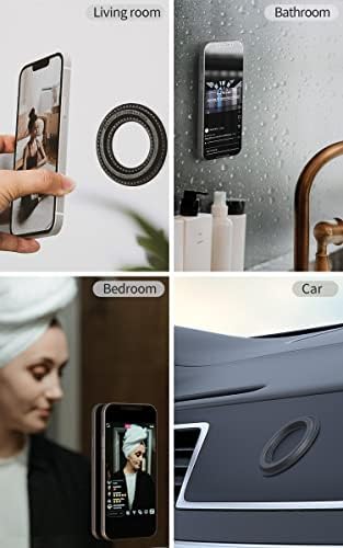 Nillkin 2 pacote de telefone Magnético para o quarto de parede para o quarto de parede para suporte para carro celular berço para iPhone 13 Pro 13 Pro Max 12, adesivo magnético Snaphold para cozinha