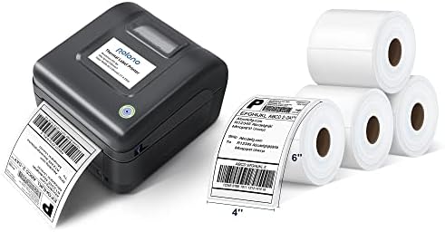 Impressora de etiqueta Polono, impressora térmica PL420 4x6, impressora de etiqueta de remessa de alta velocidade, impressora térmica