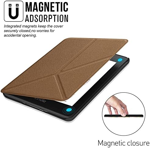 Para Kindle Paperwhite 11th Gen Magnetic Case Smart Cober para Kindle 2021 Case 6.8 polegadas Kindle Paperwhite com Stand Origami Slim Caso com Aviso/Sono Automático, Pink