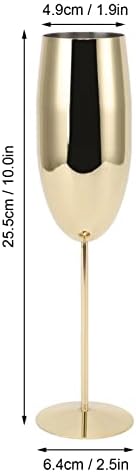 Cálice de vinho de metal zerodis, base estável de alta dureza, amplamente utilizada xícara de vinho de metal elegante para