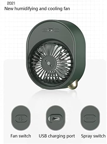 Jkuywx portátil Air Cooler Mini umidificador de ar condicionado de fãs USB para o escritório de resfriamento de desktop de