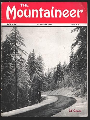Montanhista 2/1941-1º edição da coleção de estados do sul com a Revista de viagens CoA-Mountain-FN/VF