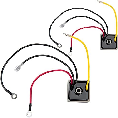 2 Pacote Retificador de regulador de tensão do carro do clube para 1992-2007 DS Cartão de golfe de gás DS Cart Substitui 1015777