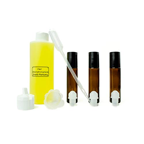 Grand Parfums Perfume Oil Set - Desire Tipo Oil do corpo para homens de Alfred Dunhil Perfume Oil Set com garrafas e ferramentas para