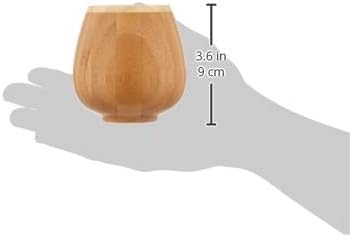 Vaso de bambu de balanço - marrom -
