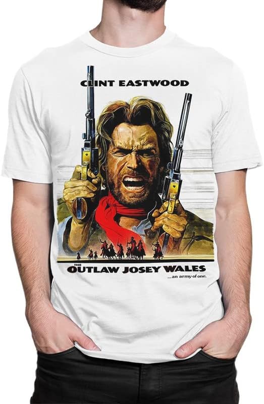 Charlie Foxtrot Clint Eastwood A camiseta fora da lei Josey Wales