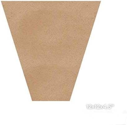 Mangas de buquê de papel kraft - buquê de papel marrom - mangas de papel