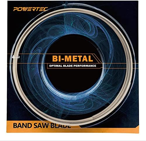 Powertec 13420 64-1/2 x 1/2 x 24 TPI Banda bi-metal Blade, para serra de banda de metal 4x6