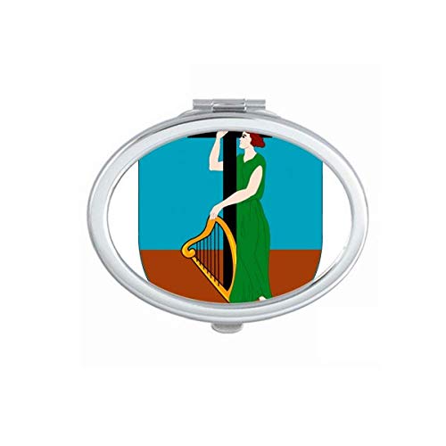 Montserrat America Latina Emblema Nacional Espelho Portátil Composição Mãe Double Side Glasses