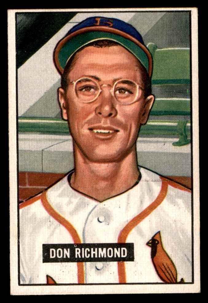 1951 Bowman 264 Don Richmond St. Louis Cardinals Ex Cardinals