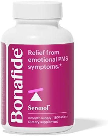 Rafide Serenol-alívio livre de medicamentos sem hormônios de mudanças de humor e irritabilidade devido a flutuações hormonais-fornecimento de 90 dias