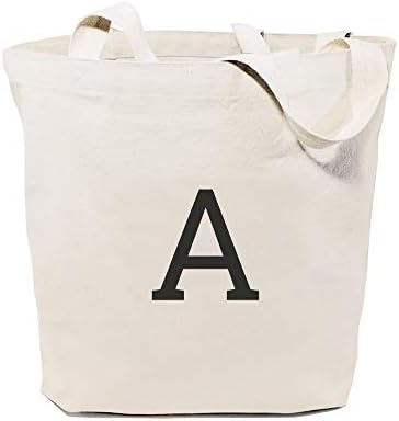 The Cotton & Canvas Co. Modern Modern Monogram Floral Tote Floral