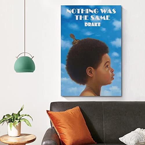 O nada de Baobaoshu Drake foi o mesmo álbum capa poster_waifu2x_2x_2n pôster pintura decorativa de tela pôsteres de parede e impressão de arte impressão moderna quarto decoração de decoração de quarto 12x18inch