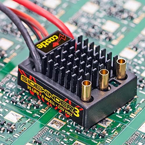 CASTLE CREATIONS SV3 Propertável 1: 10a 12V ESC e 1406-4600 Motor sensorial