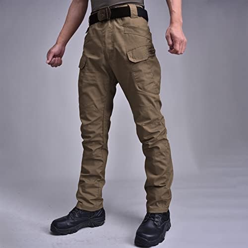 Calça de carga masculina, calças de carga casual masculinas Flex Exército CAMO CAMO