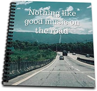 3drose via viagem única nada como boa música na estrada - desenho de livros
