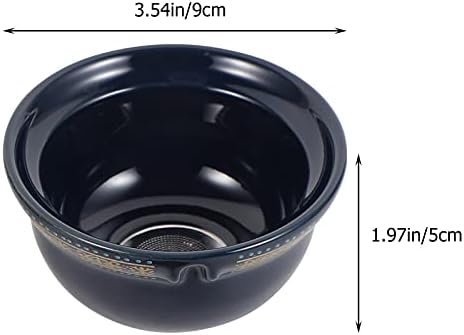 Doitool 1pcs Cerâmica Chinesa Gongfu Pote de chá, bule portátil com 360 fabricante de chá de rotação e infusor, porcelana Japane lateral
