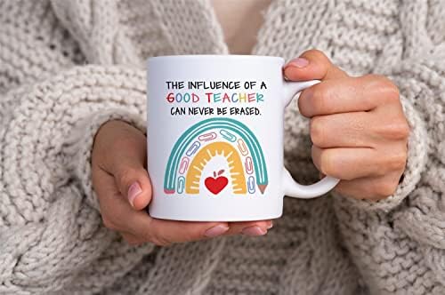 QSAVET Melhor caneca de café para professores, melhor caneca de professores, presente de apreciação de professores, caneca de professores,