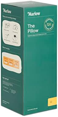 Travesseiro de cama de marlow - espuma de memória com gel infundido de resfriamento e firmeza ajustável - 1 travesseiro rei