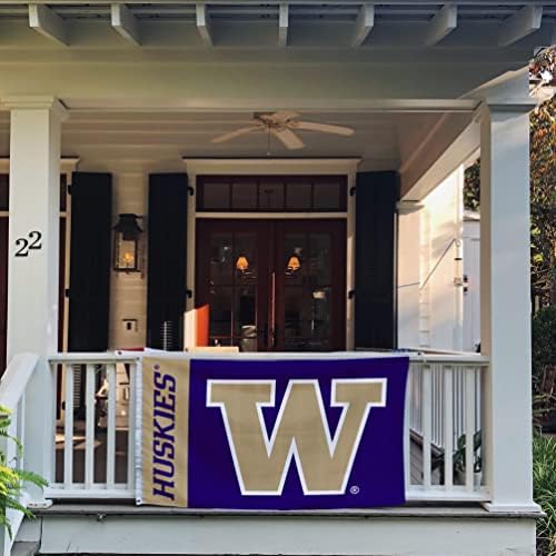 Desert Cactus University of Washington Flag U of W UW Huskies Husky Bandeiras Banners poliéster Indoor Outdoor 3x5