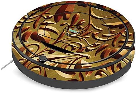 MightySkins Skin Compatível com o IroBot Roomba 890 Vacuum - Mosaic Gold | Tampa protetora, durável e exclusiva do encomendamento