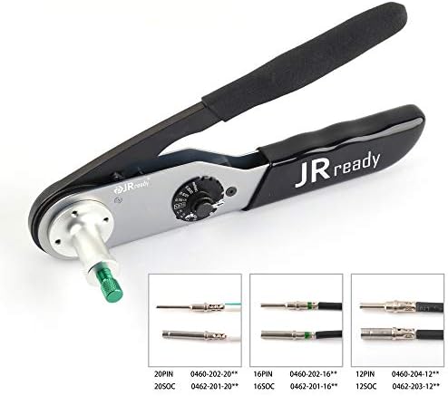 JRRADE JRD-HDT-48 DEUTSCH CRIMPER/HDT-48-00 CONTATOS SOLIDOS CRIMPING FERRAMENTO DO CRIME