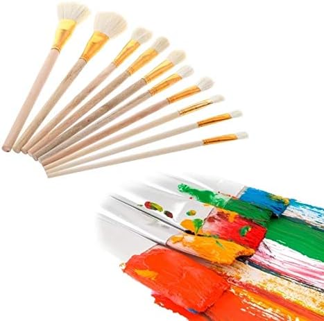 Pincéis qjpaxl conjunto para pintura de arte Óleo acrílico aquarela desenho artesanato pincel de tinta infantil diy pintando