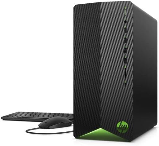 HP TG01 Pavilion Gaming Desktop, Intel 6-CORE i7-10700F, 32 GB RAM 1TB PCIE SSD 1TB HDD, NVIDIA GTX 1650 GDDR5 4GB, TIPO-C,