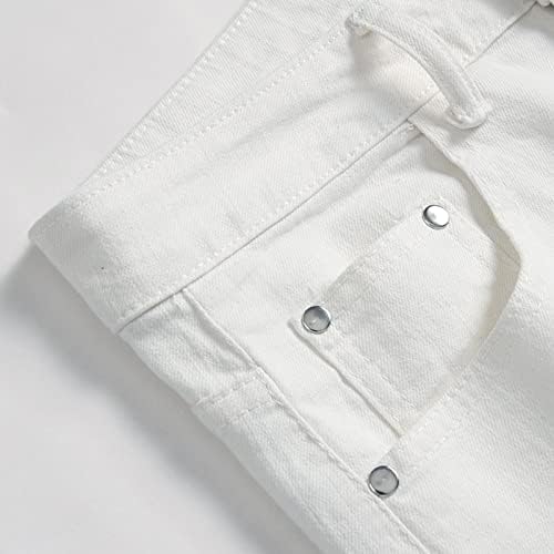 Miashui garoto macho casual cálice jeans apertado gradiente de calça impressão zíper de bolso de bolso de bolso de bolso de bolso