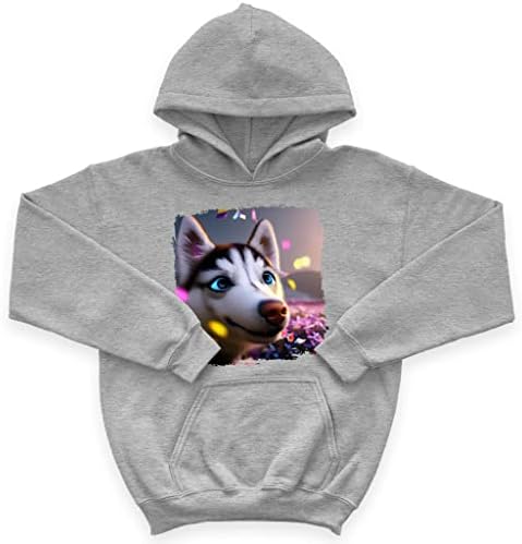 Hoodie de lã de esponja de crianças engraçadas - capuz para crianças de animais - capuz de arte para crianças