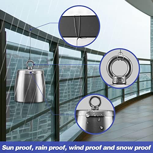 Otikkis ™ Hangable Airsetight Ashtray com tampa para cigarros, resistente ao odor e prova para vento/chuva/sol/neve, portátil