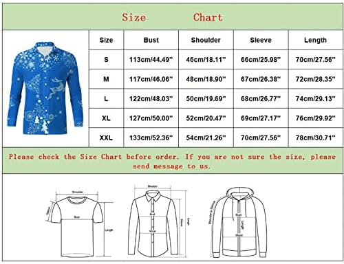 Camisas masculinas de Natal de Wocachi, botão, impressão gráfica de XMAS CLARA DE LAPEL CLARA 3D PRIMAGEM DIGITAL HAWAIIAN PEACH