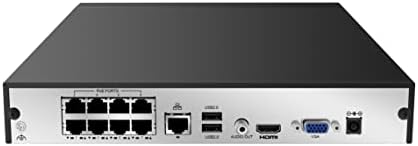 Microseven 4k 8 canal 8 Porta Poe H.265 O gravador de vídeo em rede suporta até câmeras IP IP de 8x8 megapixels, máx.