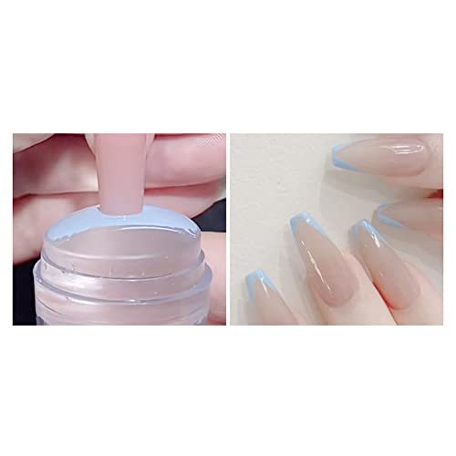 6 PCs UNIG STAMPER CABEÇA CLARA SILICONE SILPO SUFPLIPAÇÃO DO SUPLEMENT JELLY CABEÇA MANICURE DE MANICURE