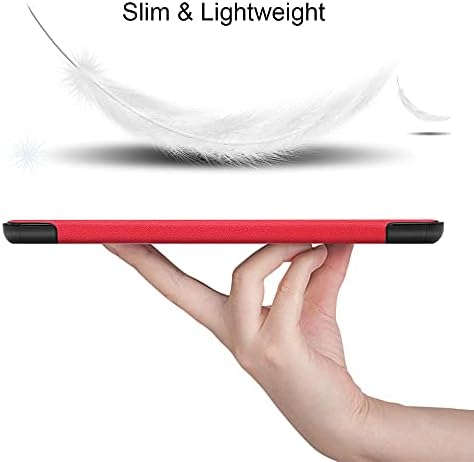 Kepuch Custer Caso para Samsung Galaxy Tab A7 Lite 8.7 T220 T225, capa de concha dura ultrafina para couro PU para Samsung Galaxy