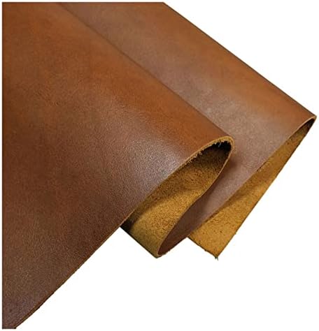 Mmllzel Full Grein Turned Leather Sheet 2.0mm Material de primeira camada de espessura para embarcação de couro artesanal DIY