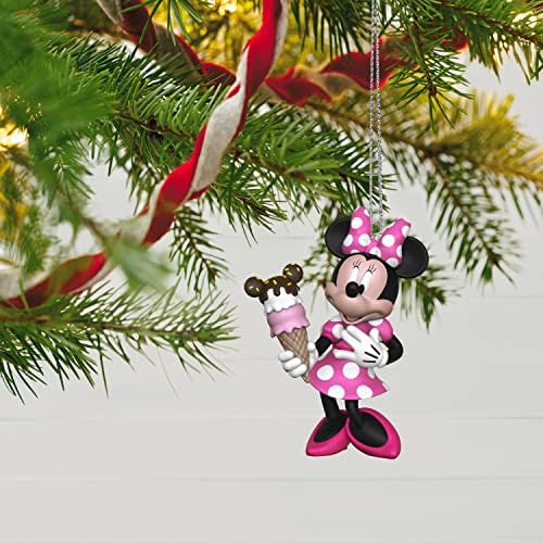 Hallmark Keetake Ornamento de Natal 2022, Disney Minnie Mouse Oh, tão doce!