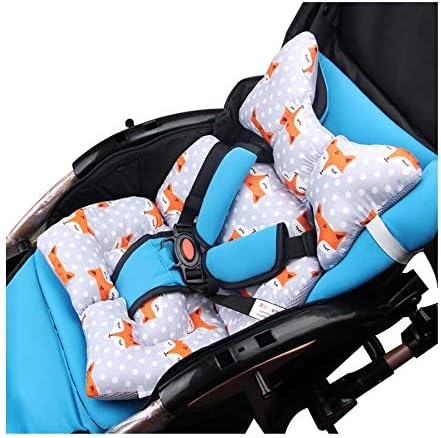 Suporte para o corpo do bebê G -Tree - Almofada de almofada de cabeça macia infantil para carrinho, portador de bebê, algodão