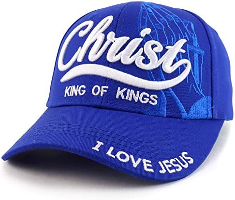 Trendy Apparel Shop 3d Cristo rei dos reis bordou Jesus Christian Ball Cap
