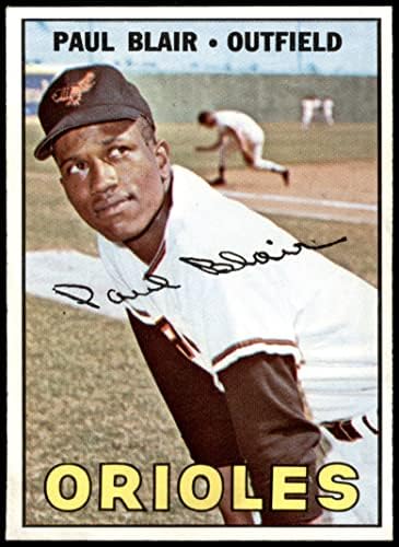 1967 Topps 319 Paul Blair Baltimore Orioles Ex/Mt Orioles