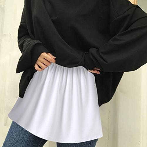 IIUs Extensores de camiseta para mulheres Camadas de camadas mais baixas varredura curta Mini -saia Camisas de saia