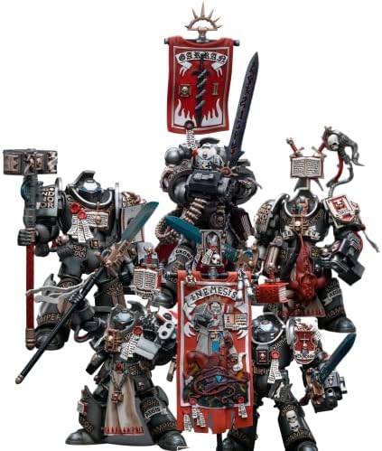 Joytoy [Pré-encomenda 1/18 Warhammer 40.000 Modelo de Coleção de Terminadores de Cavaleiros Gray